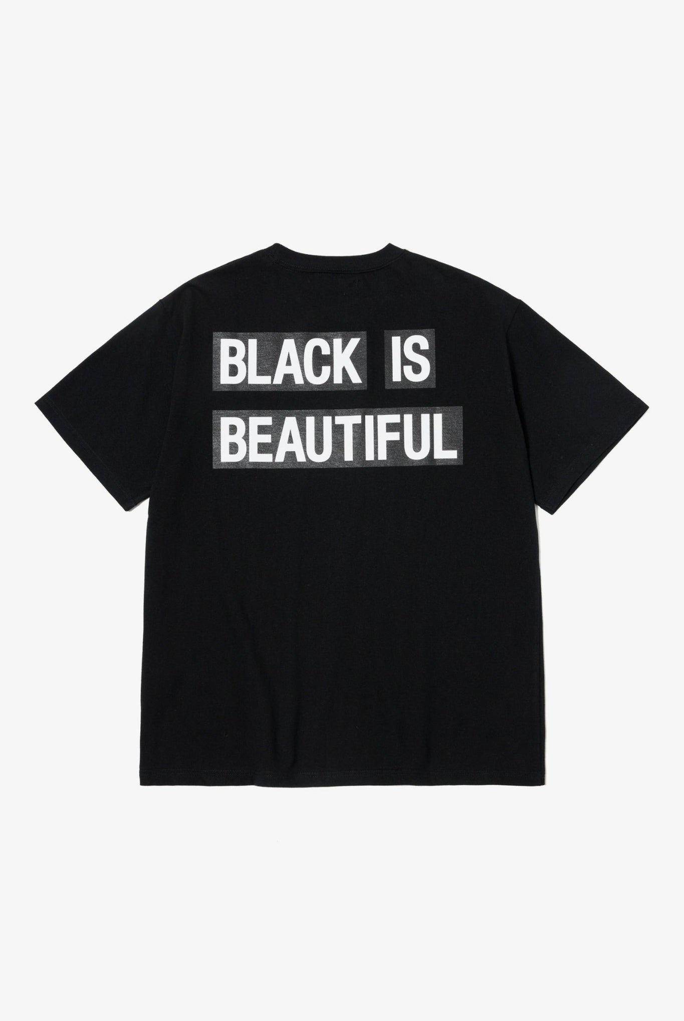 BOX LOGO TEE TURITEN TEE B112 B113 Tシャツ コットン 100% 日本製 吊り天竺 7.5オンス / BLACK