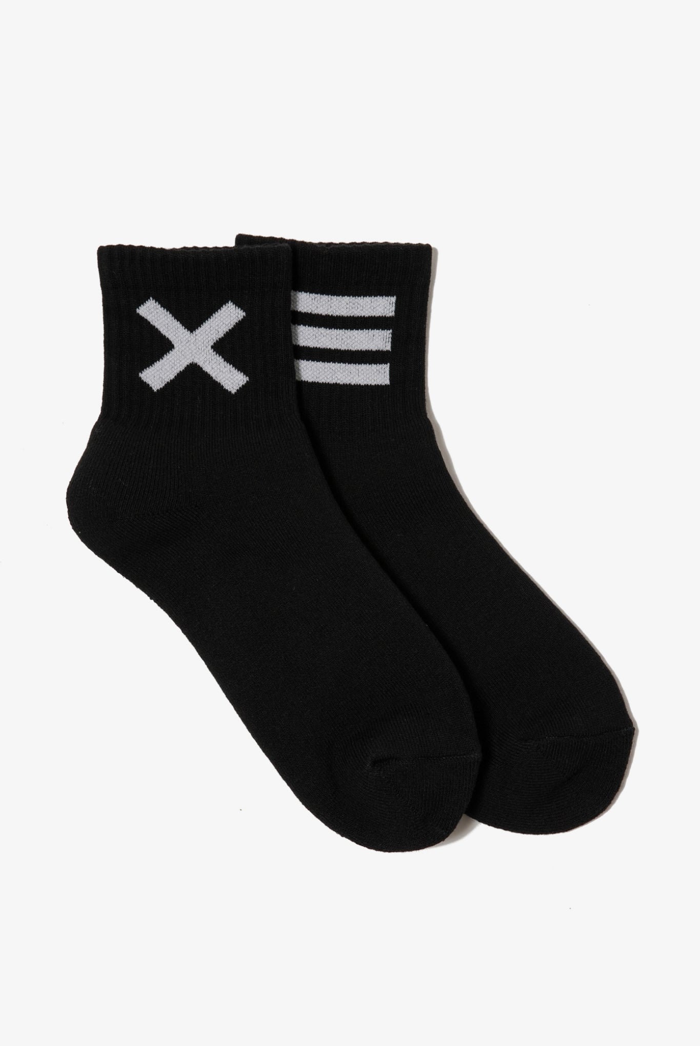 SHORT SOCKS X211 ショート ソックス コットン100% 日本製 / BLACK