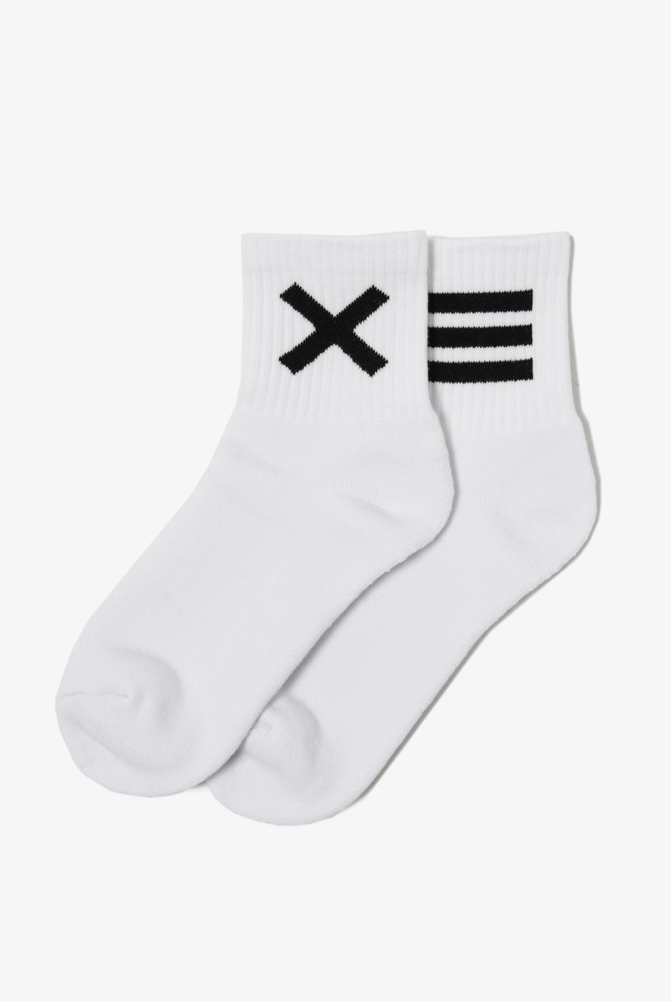 SHORT SOCKS X212 ショート ソックス コットン100% 日本製 / WHITE