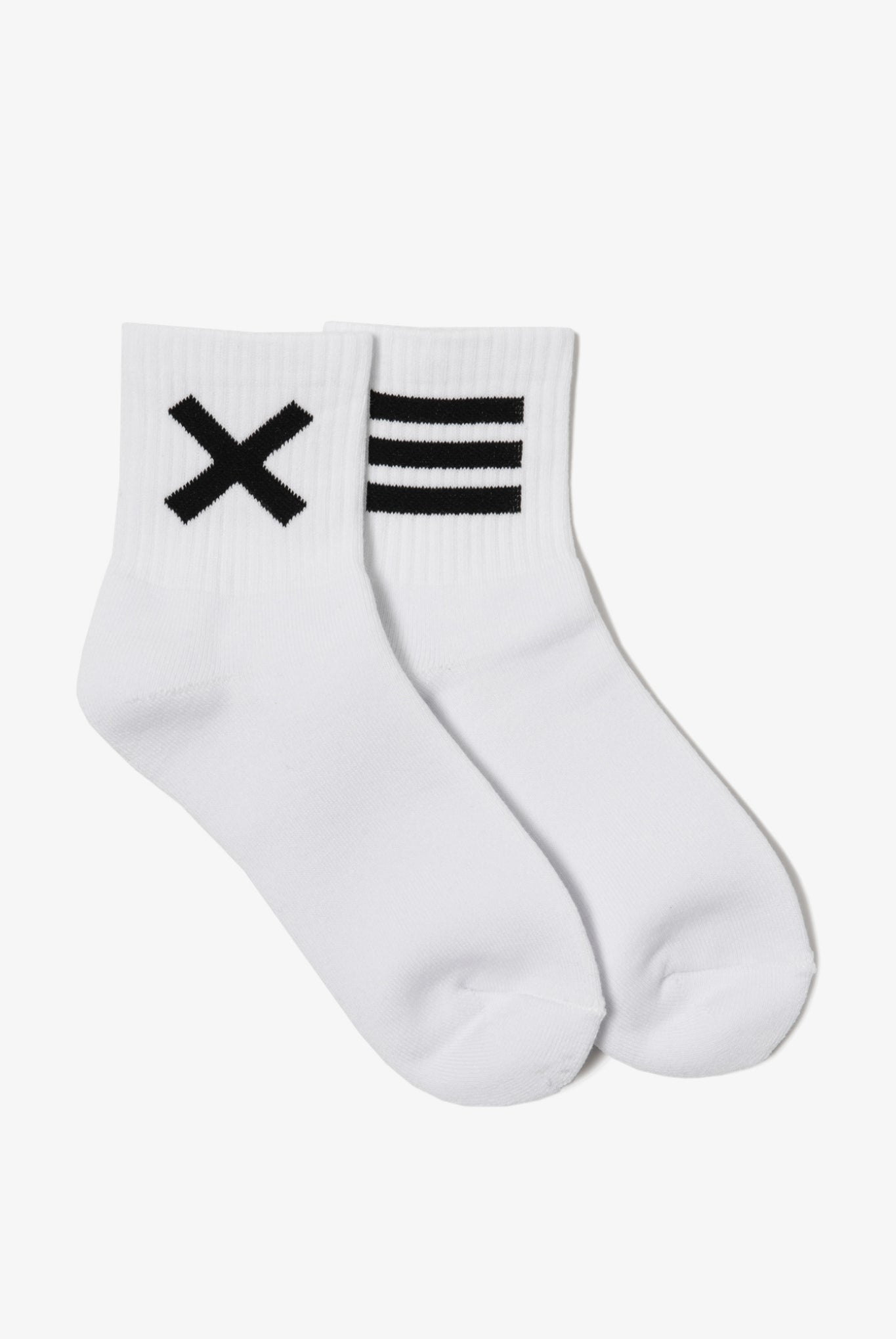 SHORT SOCKS X212 ショート ソックス コットン100% 日本製 / WHITE