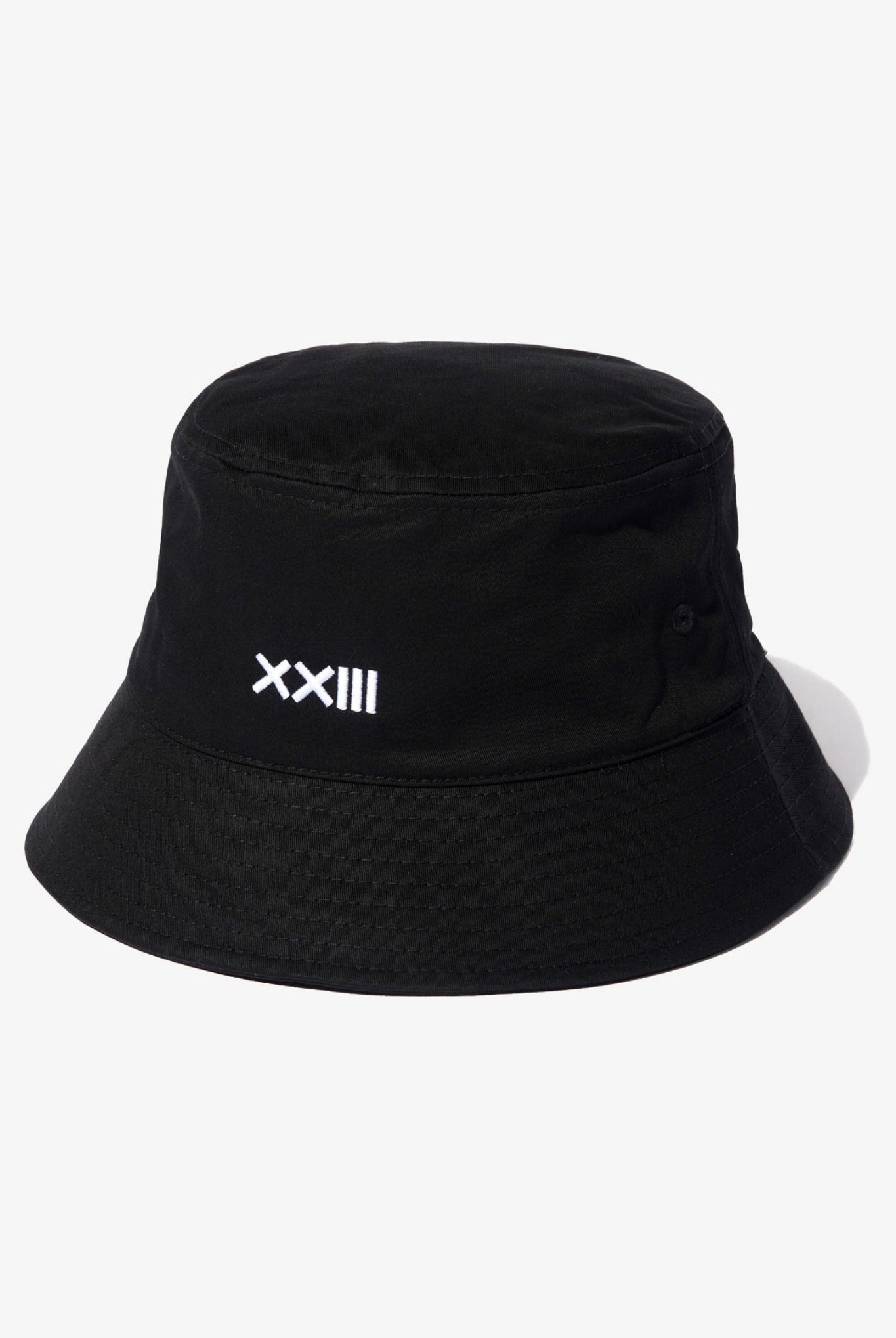 LOGO BUCKET HAT X214 バケットハット コットン 100% / BLACK