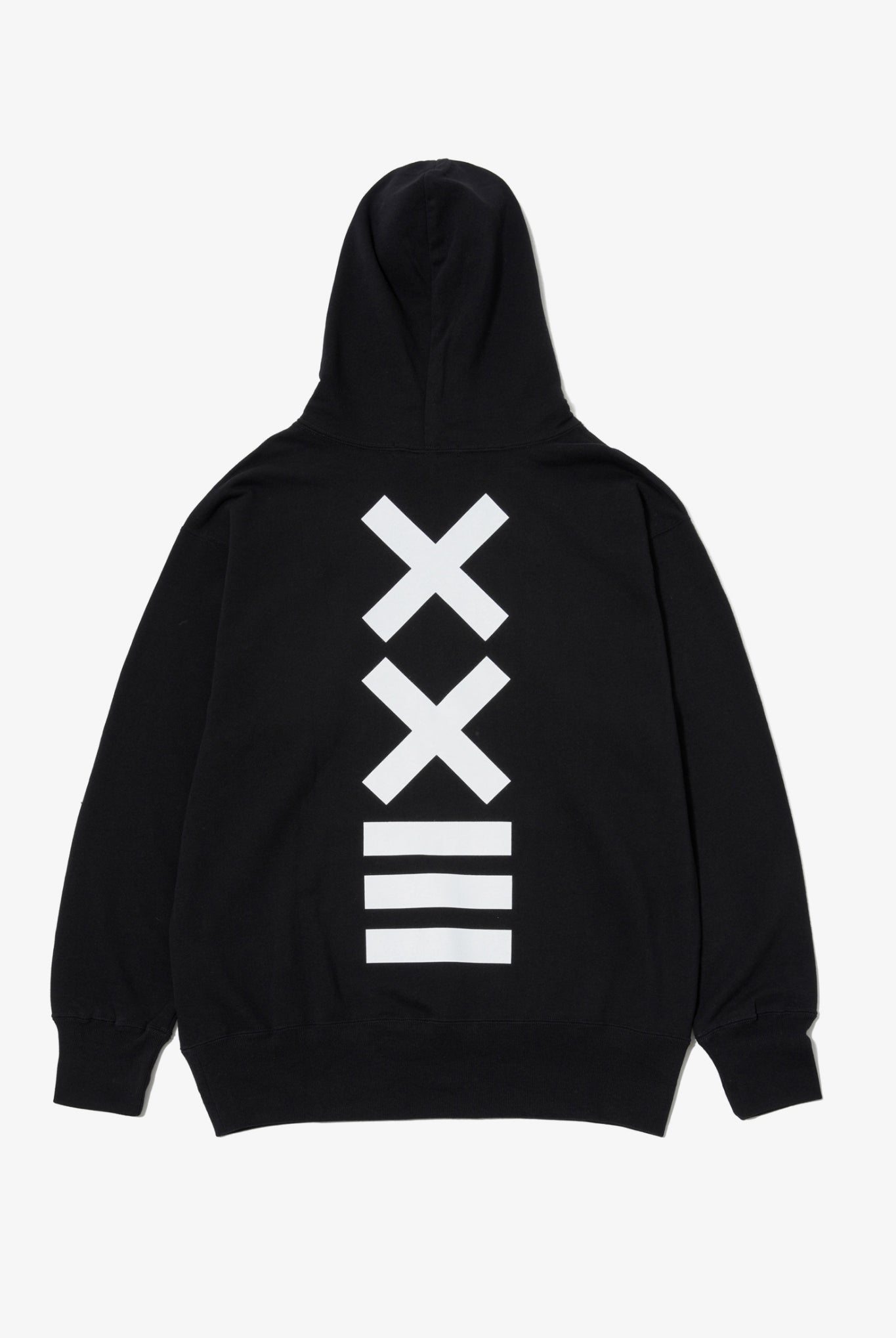 ICON LOGO SWEAT HOODIE X263 X264 フーディー スウェット コットン100% 裏毛 パイル 13oz セットアップ / BLACK