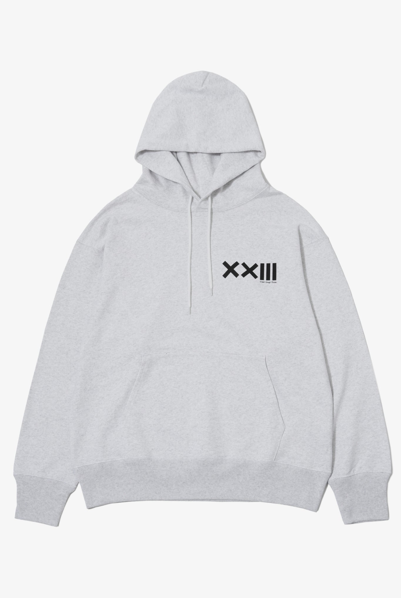 ICON LOGO SWEAT HOODIE X263 X264 フーディー スウェット コットン100% 裏毛 パイル 13oz セットアップ / WHITE GRAY