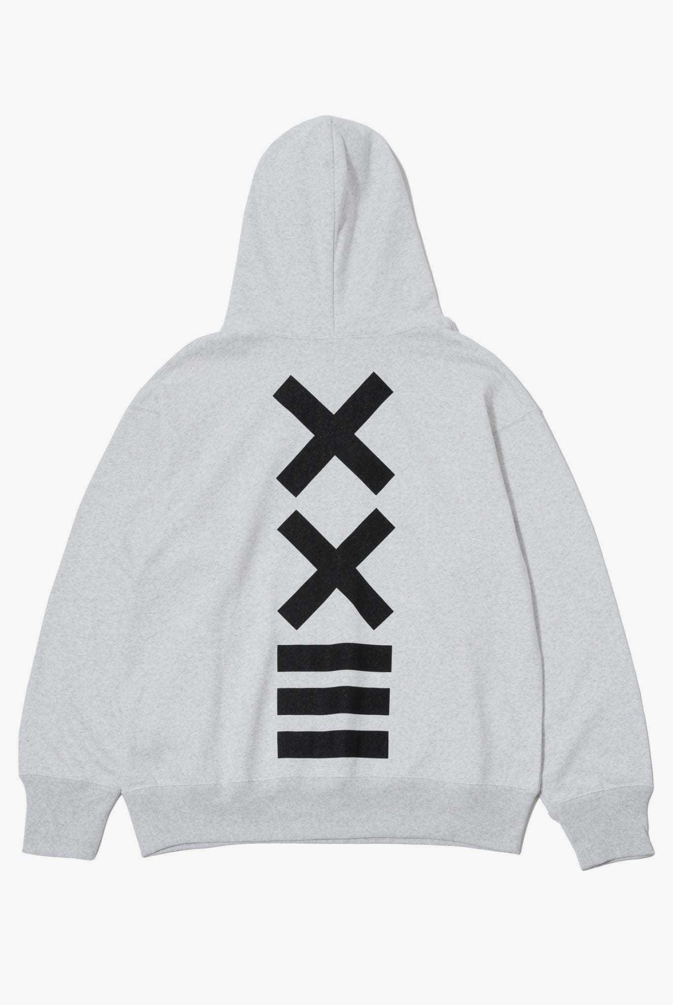 ICON LOGO SWEAT HOODIE X263 X264 フーディー スウェット コットン100% 裏毛 パイル 13oz セットアップ / WHITE GRAY