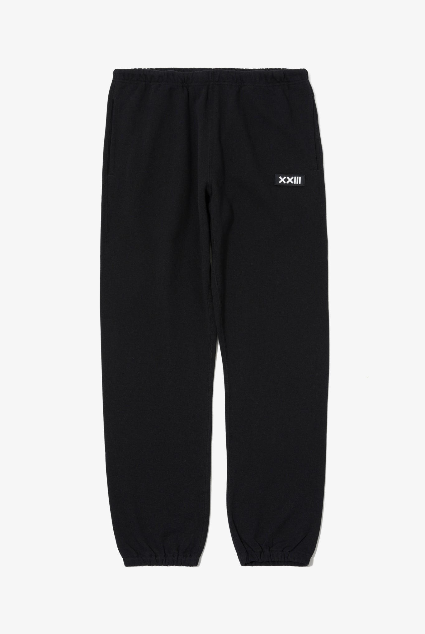 ICON  LOGO SWEAT PANTS  X265 X266 スウェットパンツ コットン100% 裏毛 パイル 13oz セットアップ / BLACK