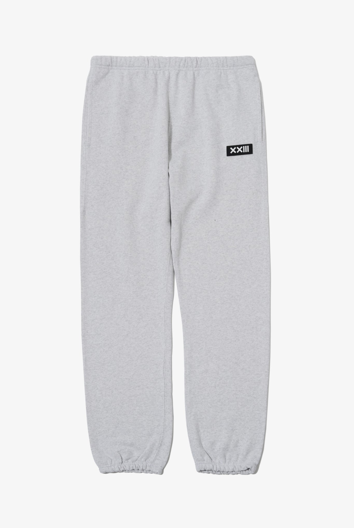 ICON  LOGO SWEAT PANTS  X265 X266 スウェットパンツ コットン100% 裏毛 パイル 13oz セットアップ / WHITE GREY