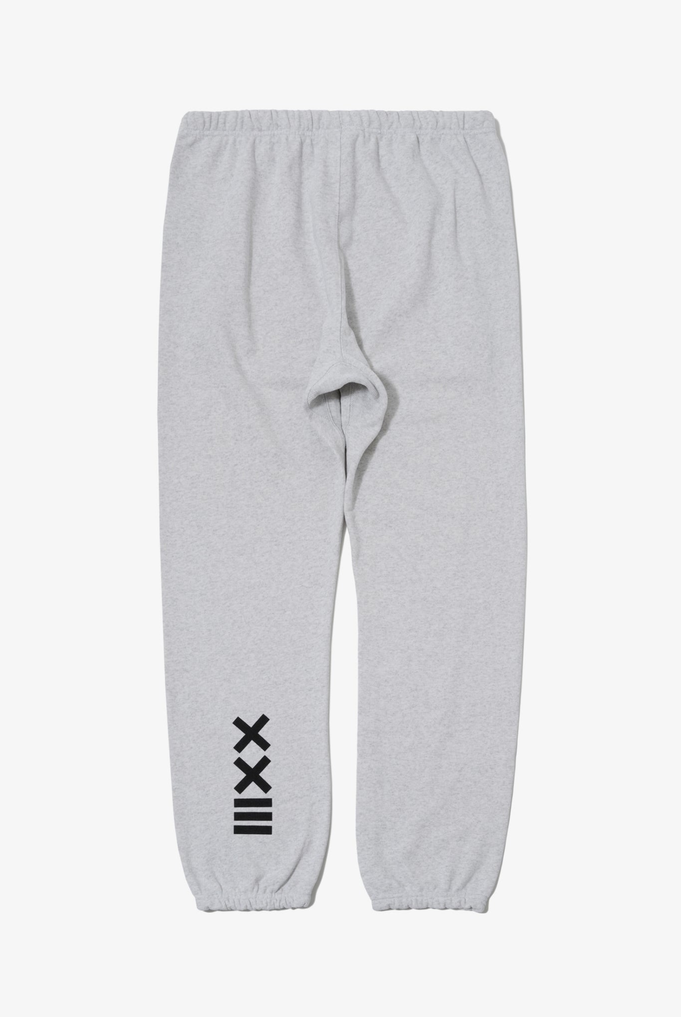 ICON  LOGO SWEAT PANTS  X265 X266 スウェットパンツ コットン100% 裏毛 パイル 13oz セットアップ / WHITE GREY