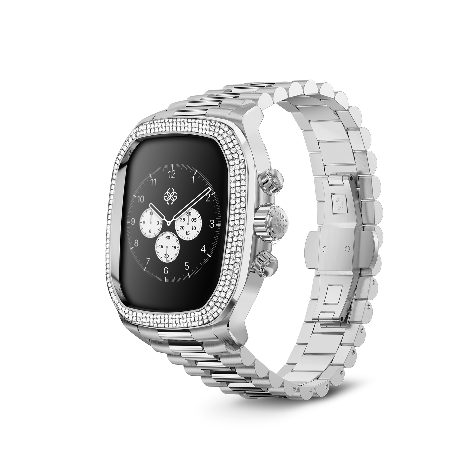 GOLDEN CONCEPT ゴールデンコンセプト Apple Watch Case - CRCD46 Silver